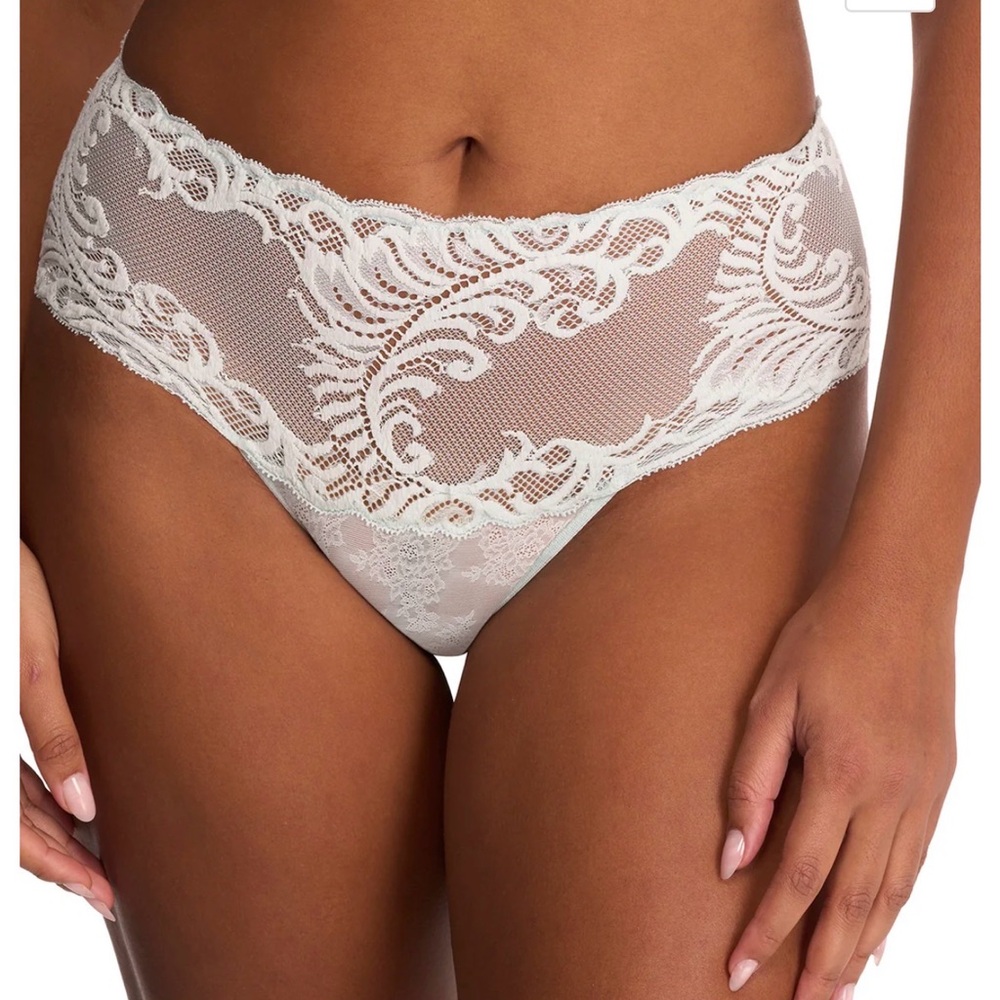 NWT, Natori Feathers Mint Lace Women’s Panty, 3X Lace - Picture 13 of 14